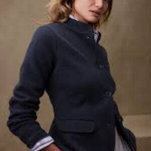 Banana Republic military style Blazer in black brand knew exactly the same